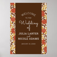 Dusty Brunt Orange Peony Flowers Fall Wedding