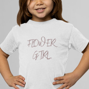 Dusty Burgundy Flower Girl Toddler T-shirt