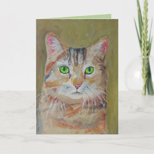 Dusty - Carte de voeux pour chats d'anniversaire