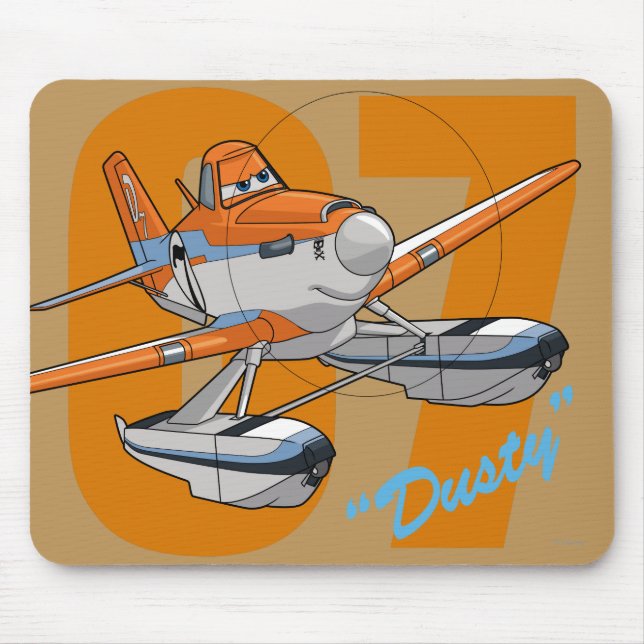 Dusty Character Art Mouse Pad (Front)