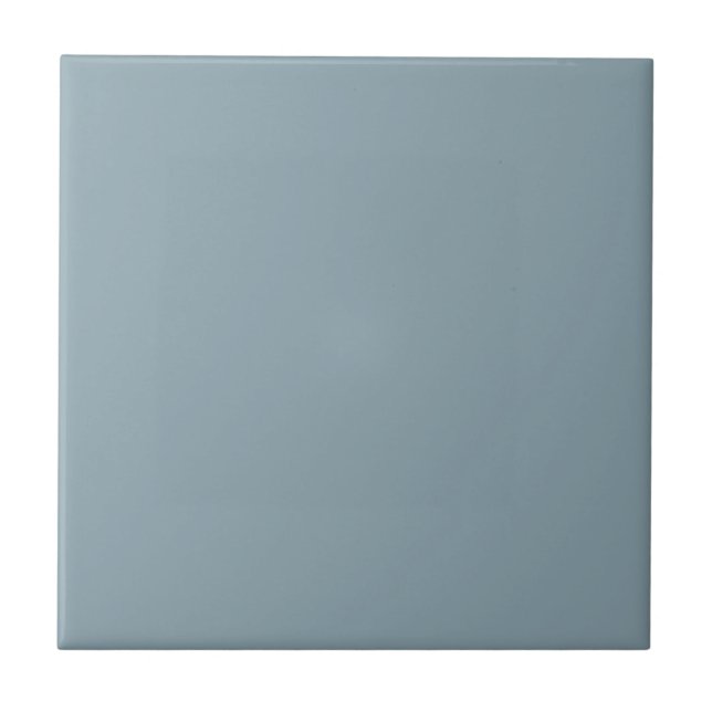 Dusty Cornflower Blue Solid Colour Tile (Front)