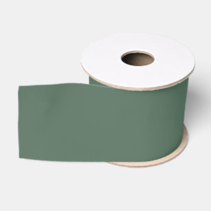 Dusty Eucalyptus Green Solid Colour Grosgrain Ribbon