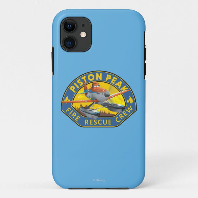 Dusty Fire Rescue Crew Badge Case-Mate iPhone Case (Back)