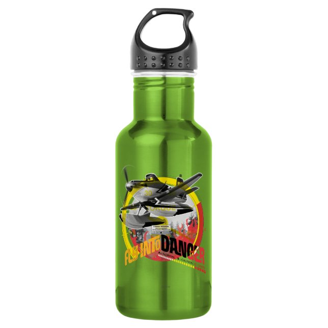Dusty Fly Into Danger 532 Ml Water Bottle (Front)