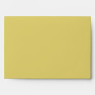 Dusty Golden Yellow Color Envelope