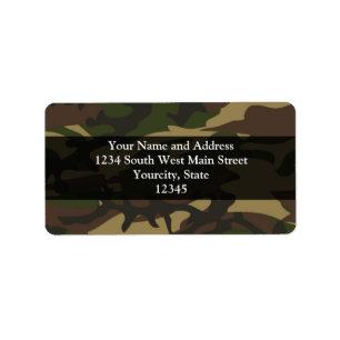 Dusty Green Camo Label
