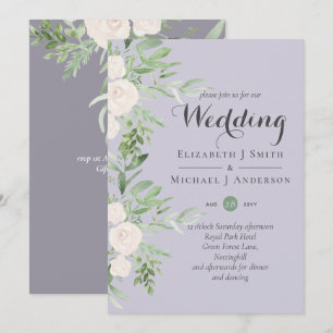 Dusty Lavender Sage Floral Wedding BUDGET