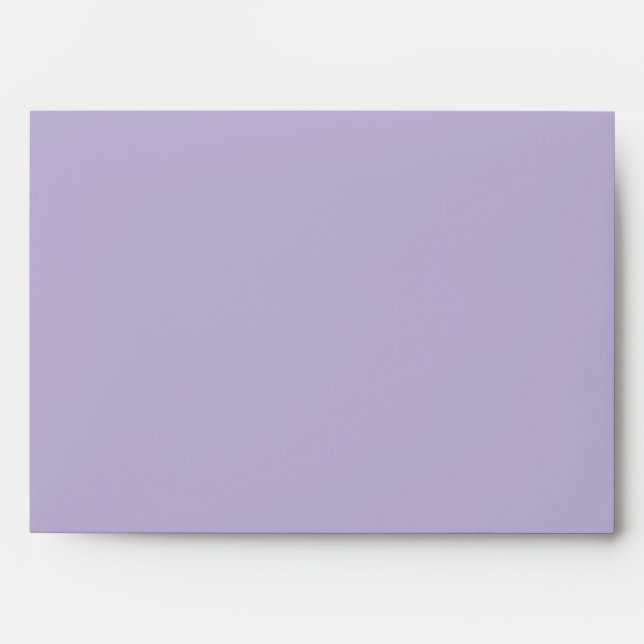 Dusty Lavender Solid Colour Envelope (Front)
