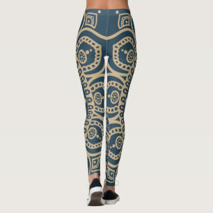 Dusty lover design with full Mandala image Yoga Leggings