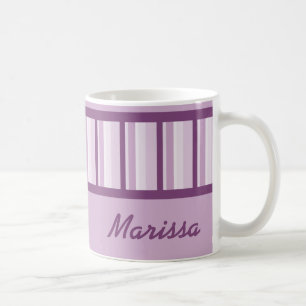 Dusty Mauve Deco Personalized Mug
