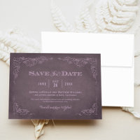 Dusty Mauve Grapevine Vineyard Wedding