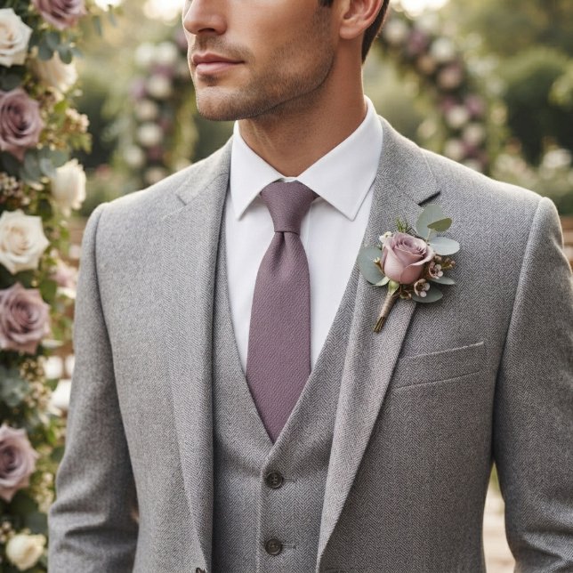 Dusty Mauve Woven Texture Tie (Creator Uploaded)
