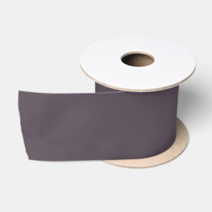 Dusty Midnight Purple Color Satin Ribbon