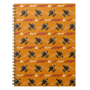 Dusty Orange Pattern Notebook