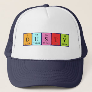 Dusty periodic table name hat