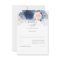 Dusty Pink and Navy Blue Wedding RSVP