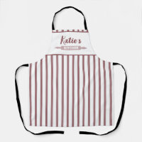 Dusty Pink And White Pinstripe Custom
