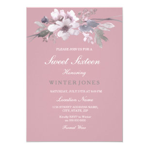 Elegant Sweet 16 Invitations Zazzle Ca