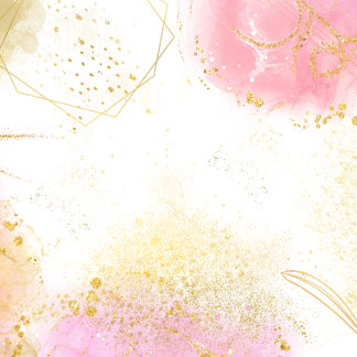 Dusty Pink & Gold Binder