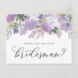 Dusty Pink Peony Serez-Vous Ma Carte Bridesman