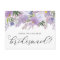 Dusty Pink Peony Will You Be My Bridesmaid Card