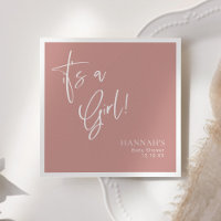 Dusty Pink/ Rose Baby Shower