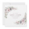 Dusty pink rustic boho floral save the date