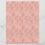 Dusty Pink Victorian Style Damask Scrapbook Paper<br><div class="desc">Double-sided crafting paper,  smaller size of the pattern on the back. Elegant retro dusty pink Victorian-style damask pattern. Have fun and enjoy the process of creating! Original artwork by Marketa Stengl.</div>