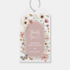 Dusty Pink Wildflower Garden Baby Shower Favours