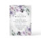 Dusty Purple and Silver Grey Floral Rustic Wedding