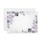 Dusty Purple and Silver Grey Floral Rustic Wedding