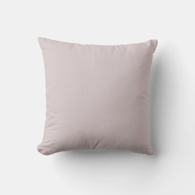 Dusty Purple DBCBCE Solid Colour Design Throw Pillow (Front)