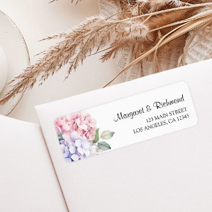 Dusty Purple & Pink Hydrangea Adresse Mariage