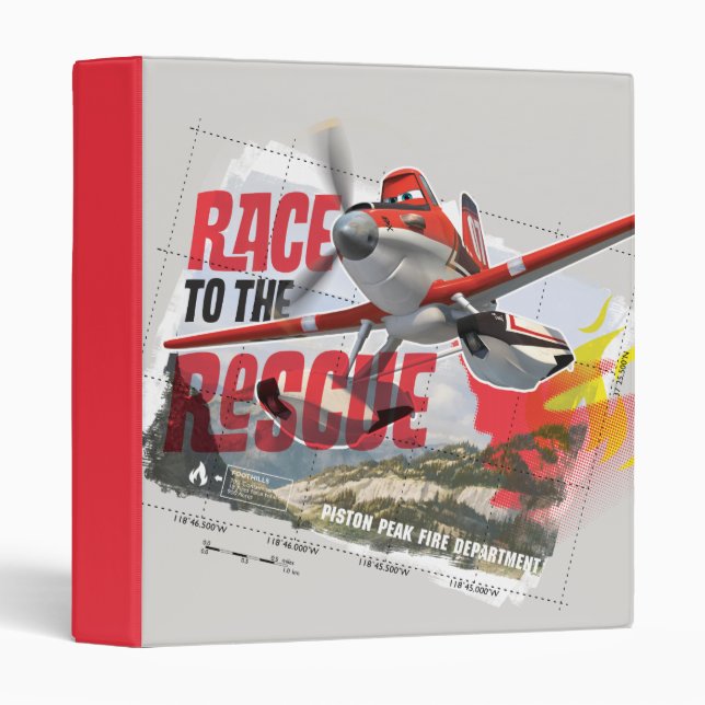 Dusty Race To The Rescue Binder (Front/Spine)