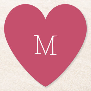 Dusty Red Paper Coaster