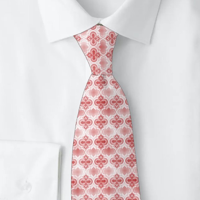Dusty Rose Abstract Minaret Tie (Creator Uploaded)
