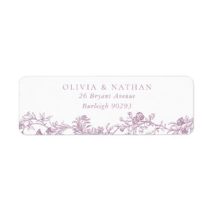 Dusty Rose & Blush Vintage Wedding Adresse de reto