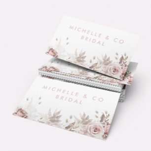 Dusty Rose & Blush Watercolor Suitable for all Business Card