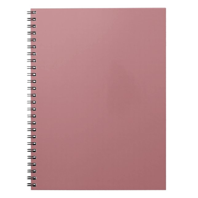 Dusty Rose Colour TEMPLATE Notebook (Front)