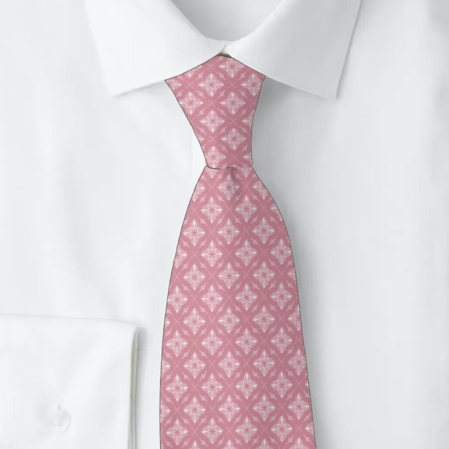 Dusty Rose Diamond Starburst Tie (Creator Uploaded)