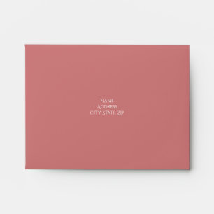 Dusty Rose Envelope RSVP