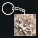 Dusty Rose Floral - Acrylic Keychain<br><div class="desc">Dusty Rose Floral - Acrylic Keychain
A perfect little gift!</div>