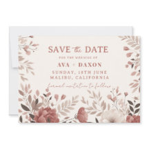 Dusty Rose Floral Blush Wedding