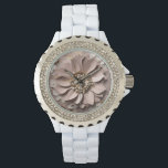 Dusty Rose Floral - eWatch Watch<br><div class="desc">Dusty Rose Floral - eWatch Watch
Design 01
A perfect gift!</div>