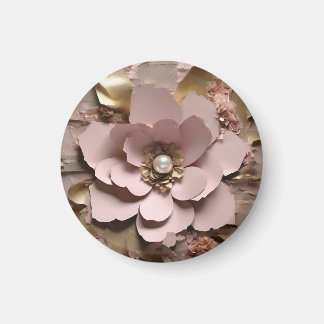 Dusty Rose Floral - Magnet