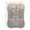 Dusty Rose Floral Mason Jar Rustic Bridal Shower