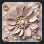 Dusty Rose Floral - Sticker<br><div class="desc">Dusty Rose Floral Sticker
Design 01
Floral accent... just for you!</div>