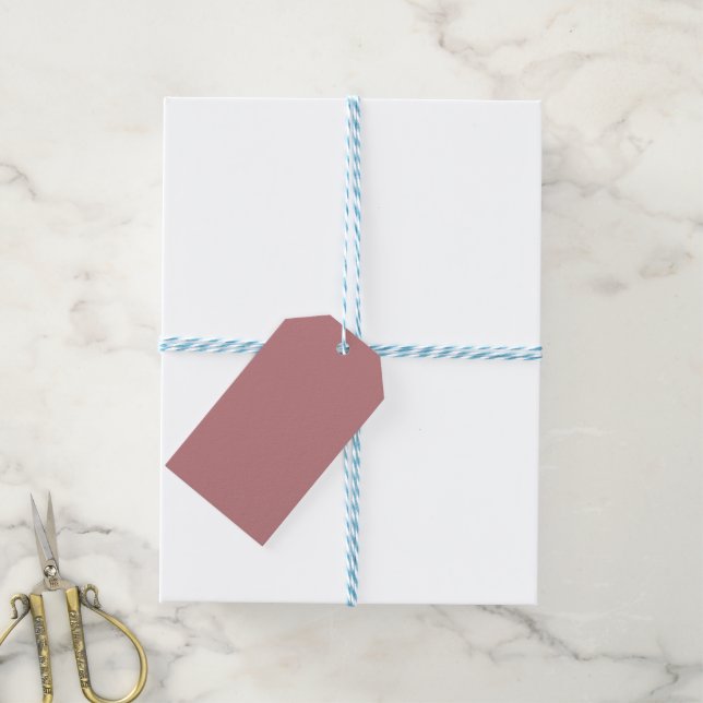 Dusty Rose Gift Tags (With Twine)