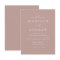 Dusty Rose Modern Elegance Wedding