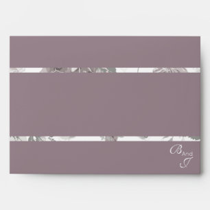 Dusty rose pink envelope